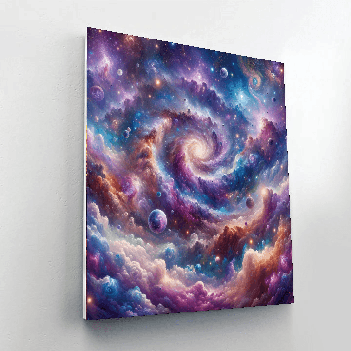 Galaxy Dreams Number Painting