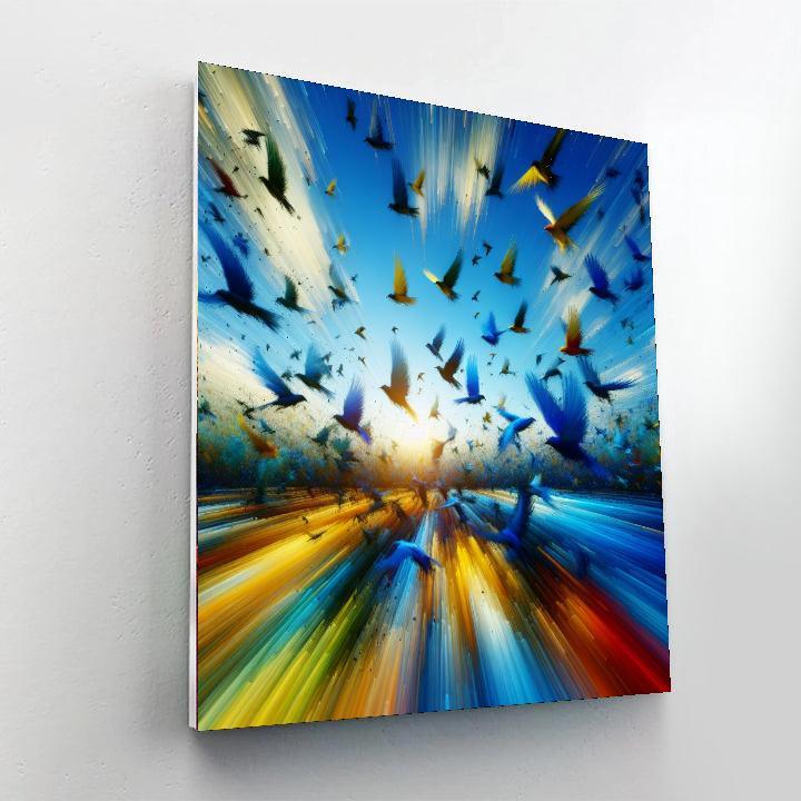 Bird's Song Paint By Numbers Art