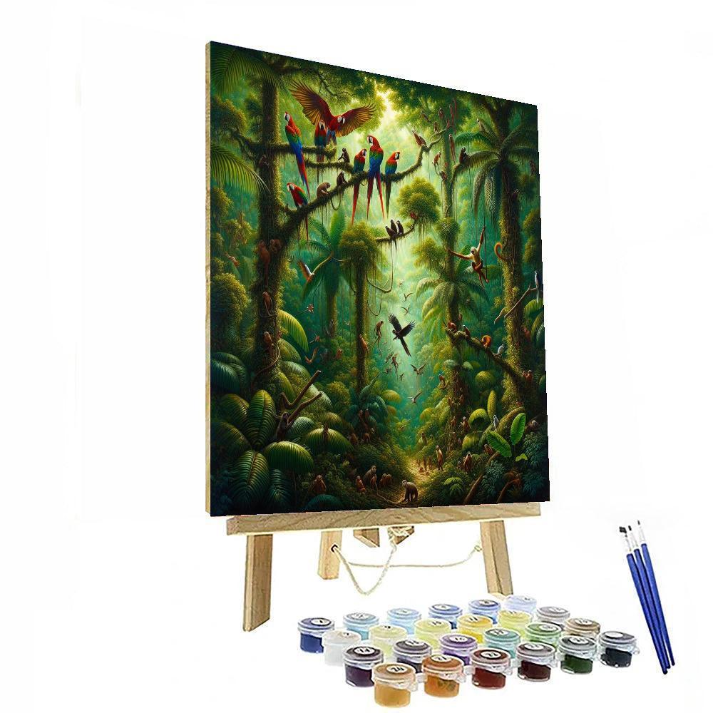 Jungle Canopy Adventure Numbered Painting Kits