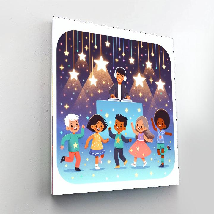 Sparkling Stardust Party Numbered Painting Kits