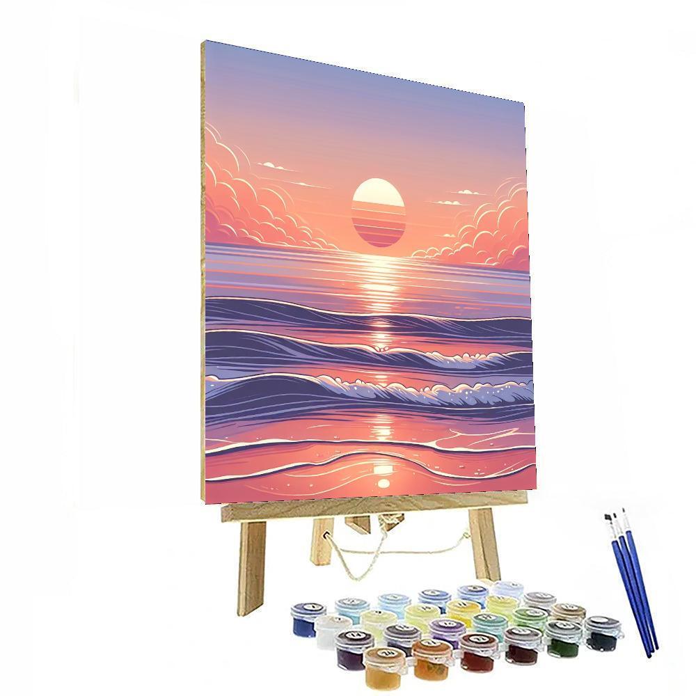 Sunset Serenade Vision DIY Paint By Numbers