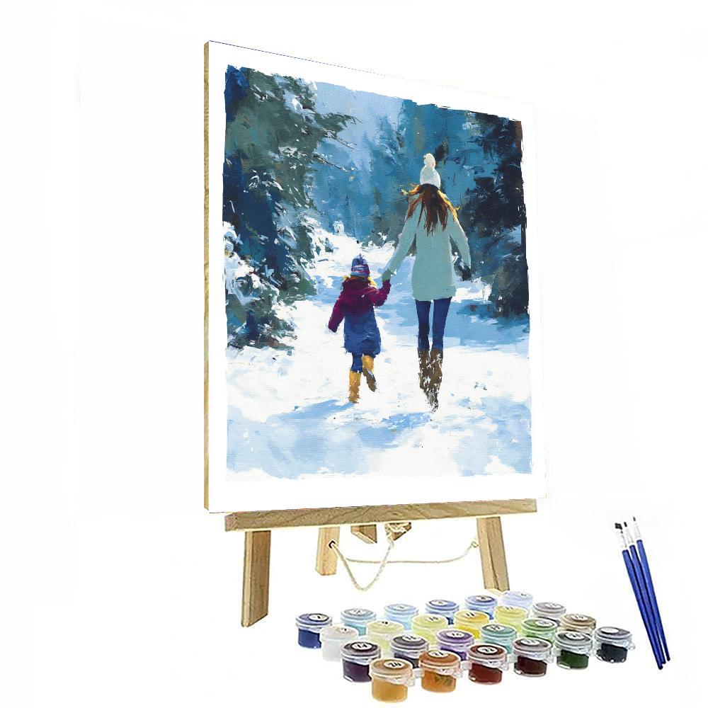 A Winter’s Walk Paint By Number