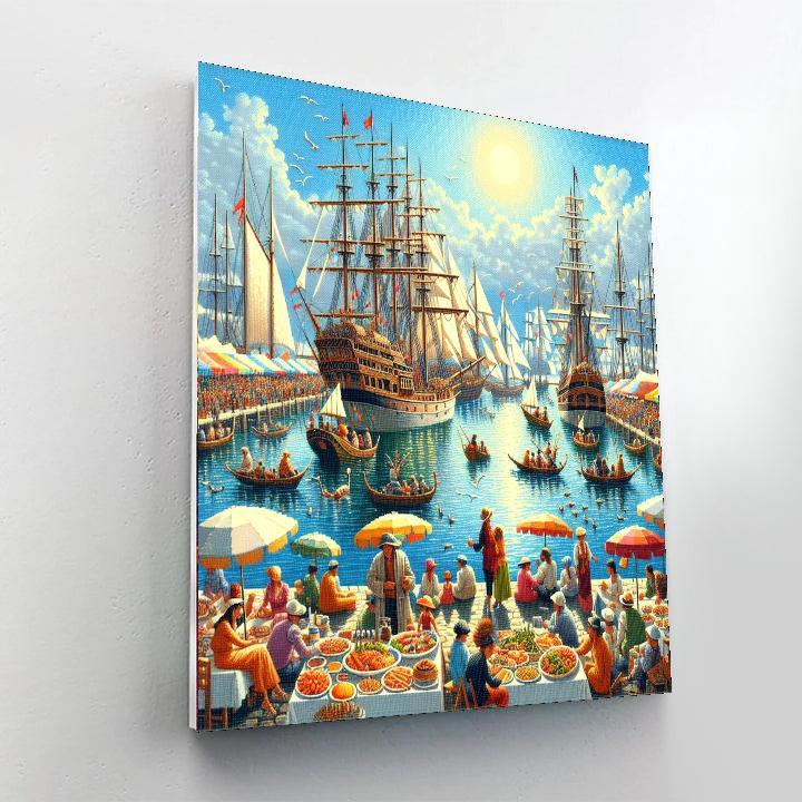 Festival Of The Sea - Newport, Rhode Island, Usa Paint By Number