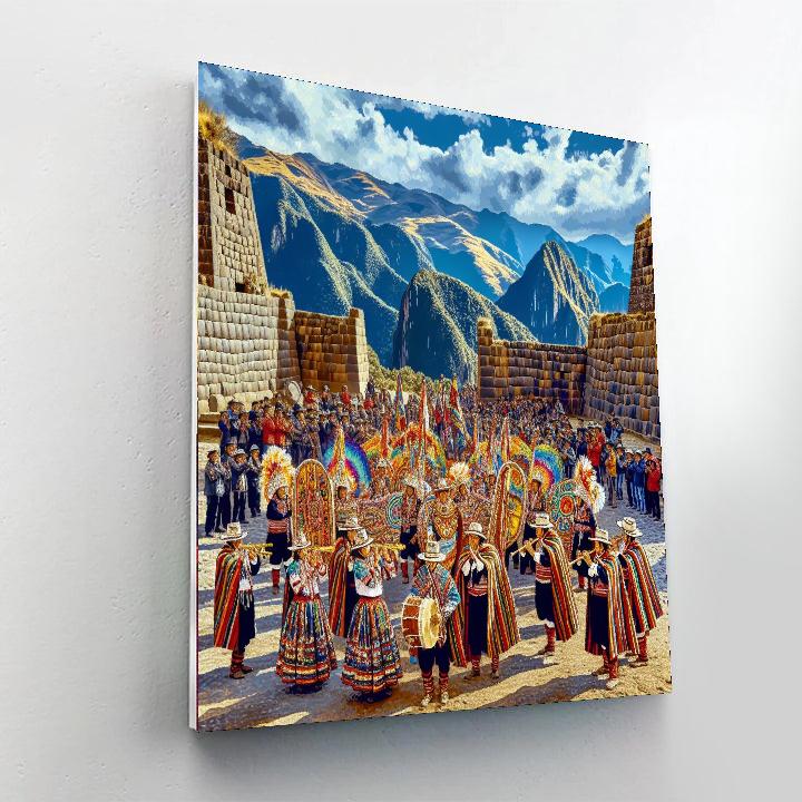 Festival Of The Sun (inti Raymi) - Peru Number Painting