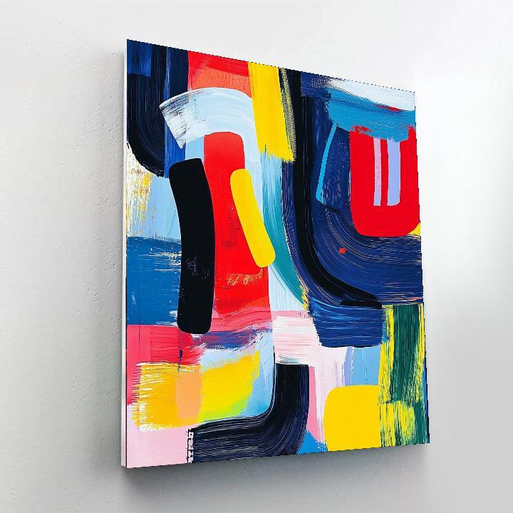 Jean-Michel Basquiat Inspired Rhythm Of Dreams  Numbered Painting Kits