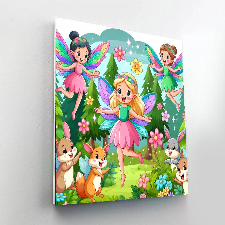 Adventurous Forest Fairies Paint By Numbers Kits