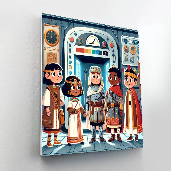 Time-traveling Adventures Painting By Numbers Kit