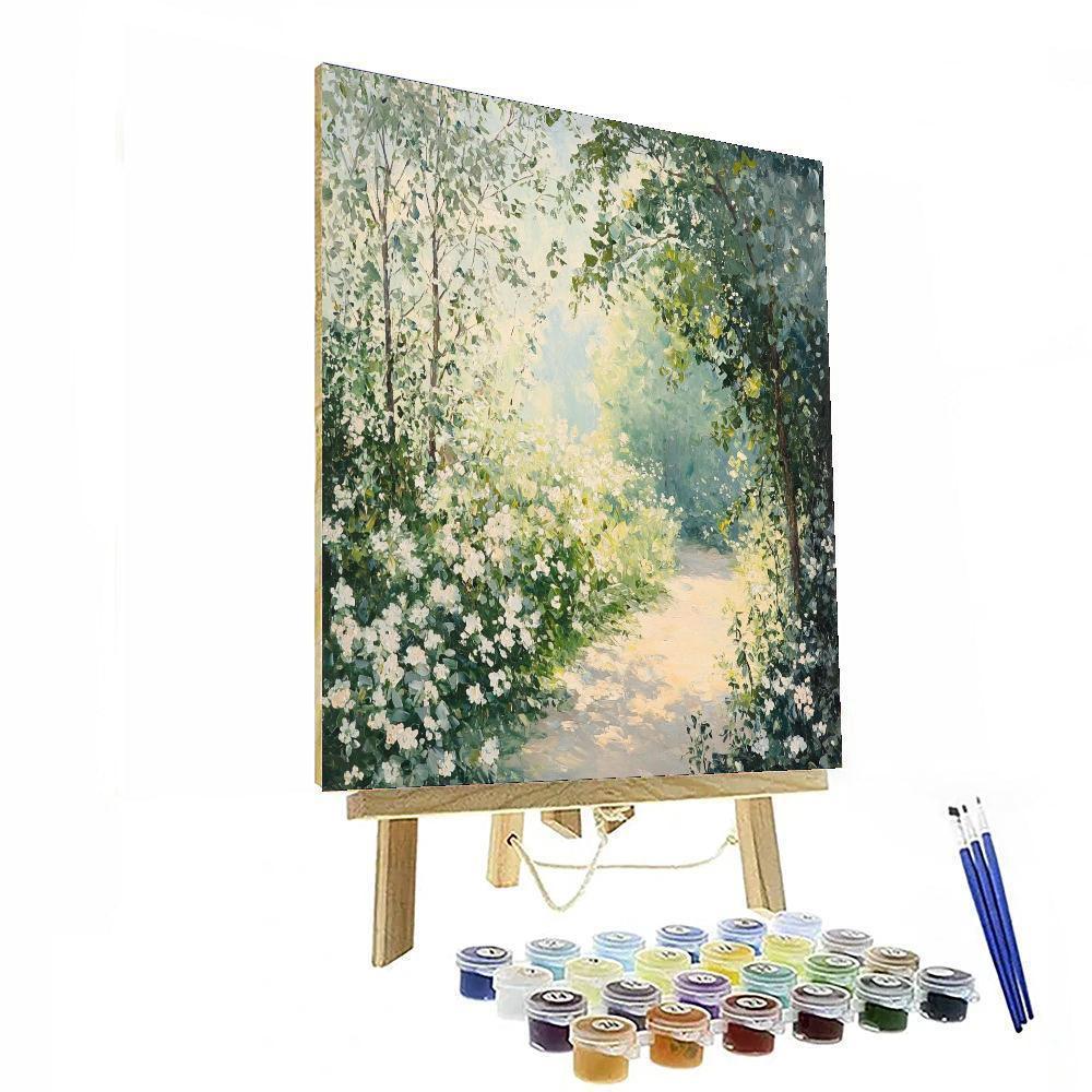 Camille Pissarro Inspired Chic Botanical Serenity  Painting By Numbers Kit