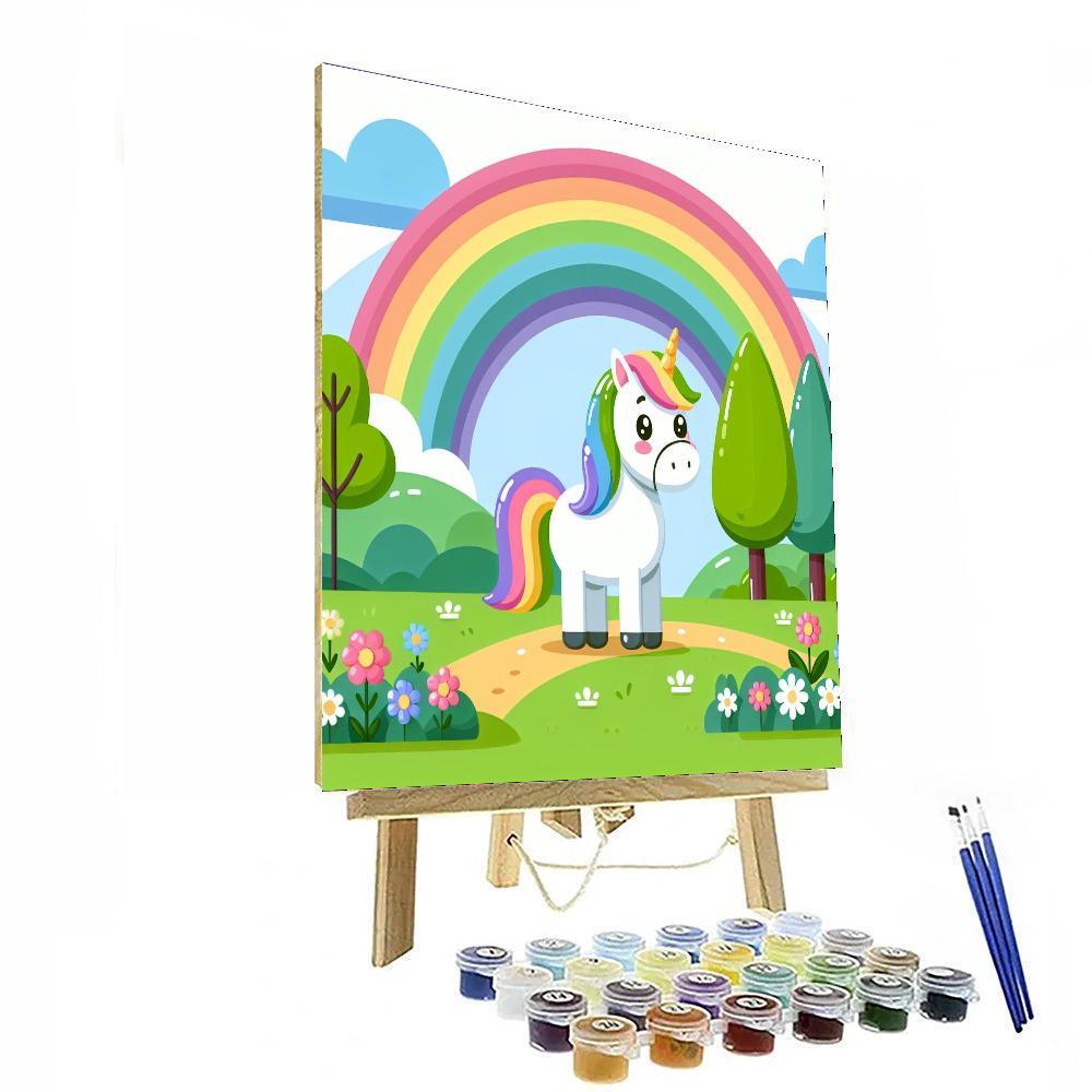 Mystical Unicorn Paradise Paint By Number