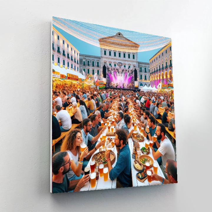 Cagliari Beer Festival Paint By Numbers Kits