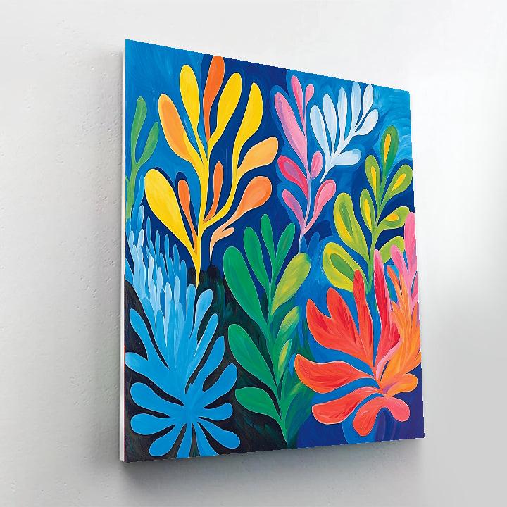 Henri Matisse Inspired Euphoric Echoes  Paint By Color