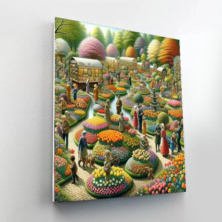 Harrogate Spring Flower Show Painting By Numbers Kit