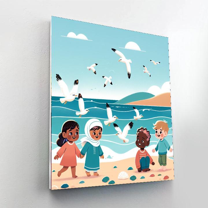 Sweet Seaside Serenade Numbered Painting Kits