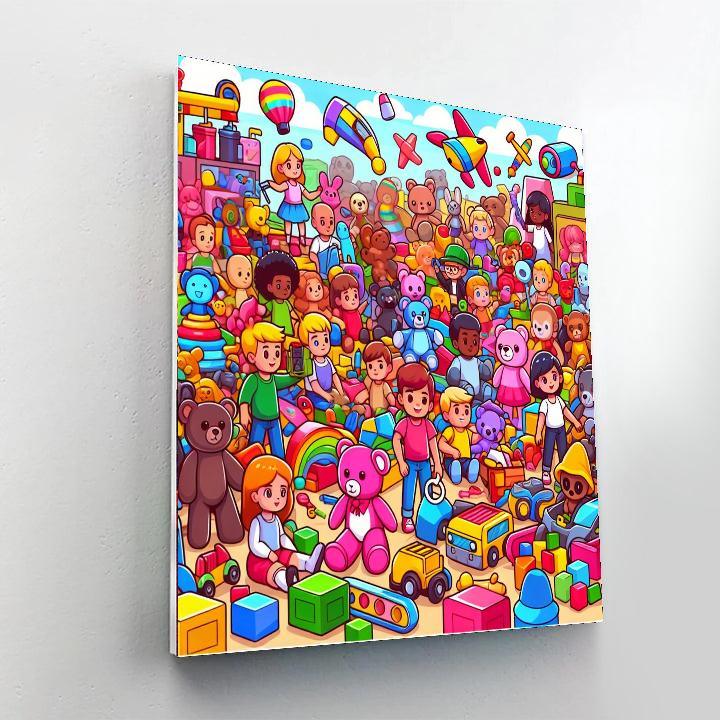 Magical Toy Adventure Paint By Numbers Kits