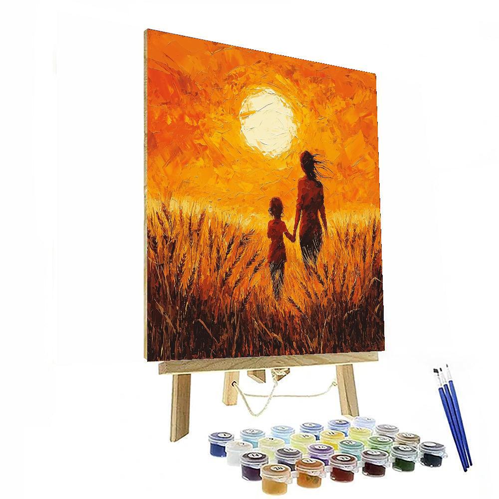 Golden Fields Of Love Numbered Painting Kits