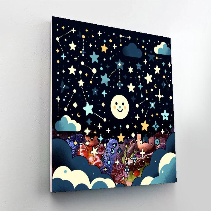 Starry Storyland Paint By Numbers Art