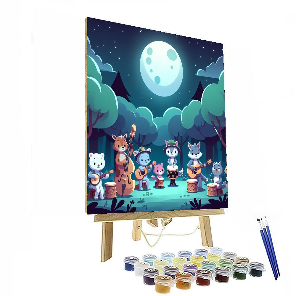 Moonlight Music Festival Paint By Number
