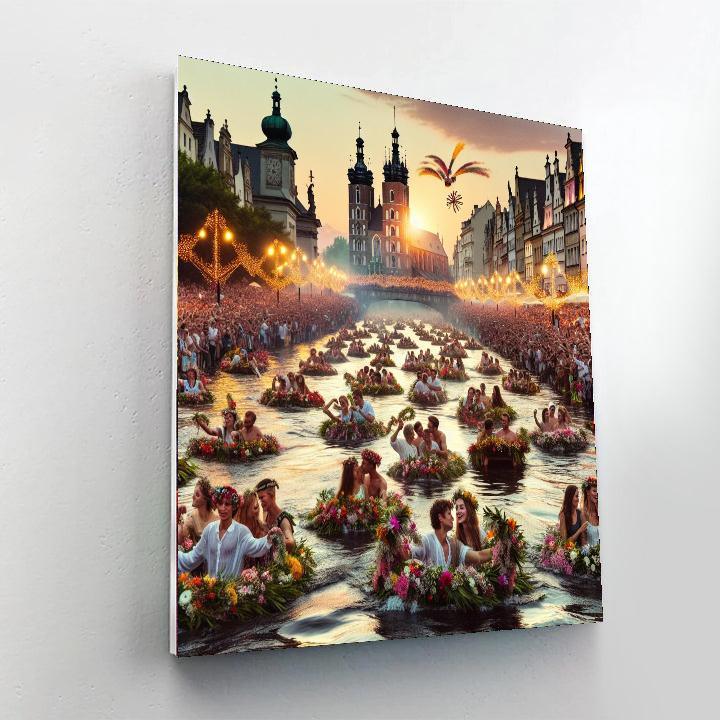 Kraków's Wianki Festival DIY Paint By Numbers