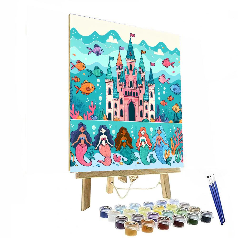 Undersea Castle Expedition Painting Number Kit