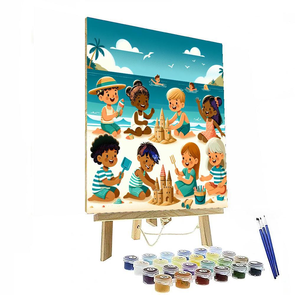 Beach Bonanza Number Painting