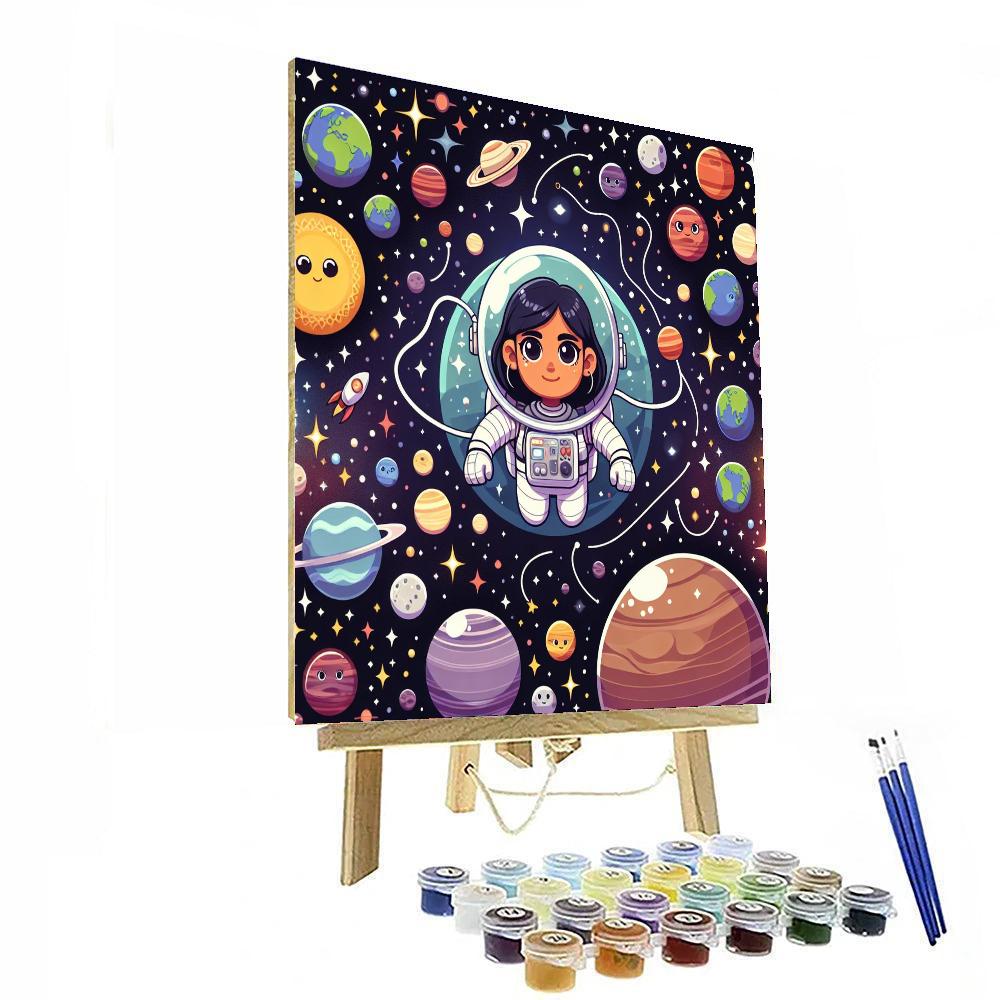 Space Cadet's Mission Painting Number Kit