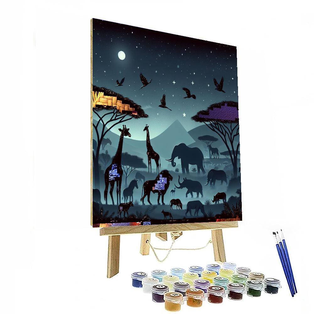 Safari Stars Numbered Painting Kits