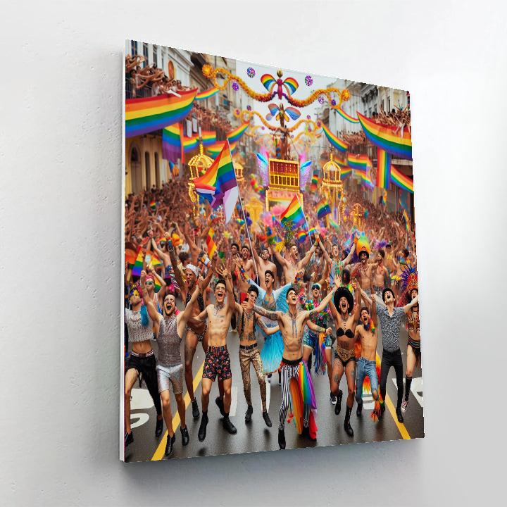 Pride Month Paint By Numbers Art