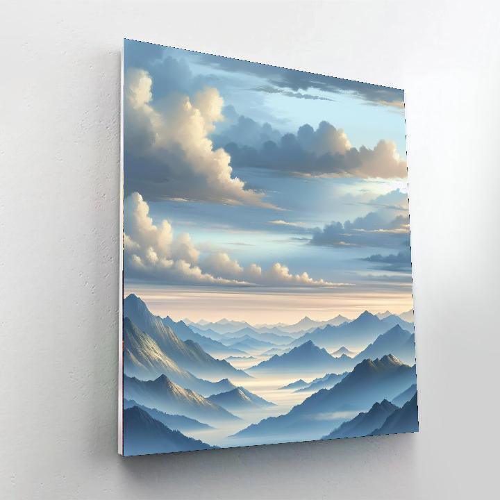 Peaceful Zen Mountains Paint By Numbers Art
