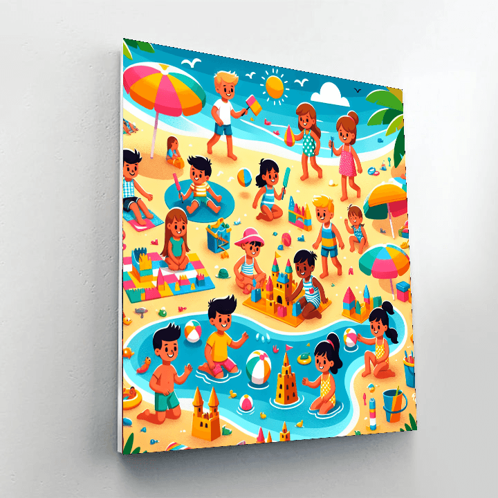Joyful Summer Splash Paint By Color