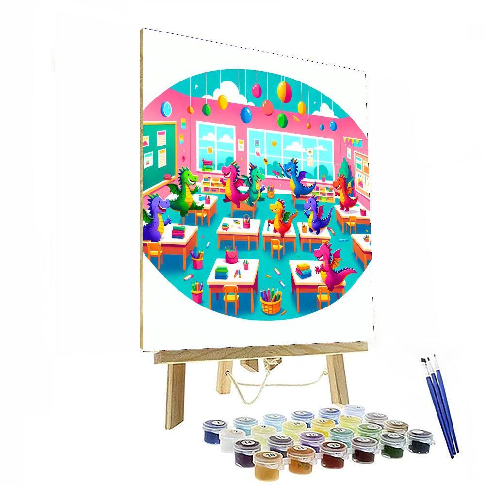 Friendly Dragon Academy Paint By Numbers