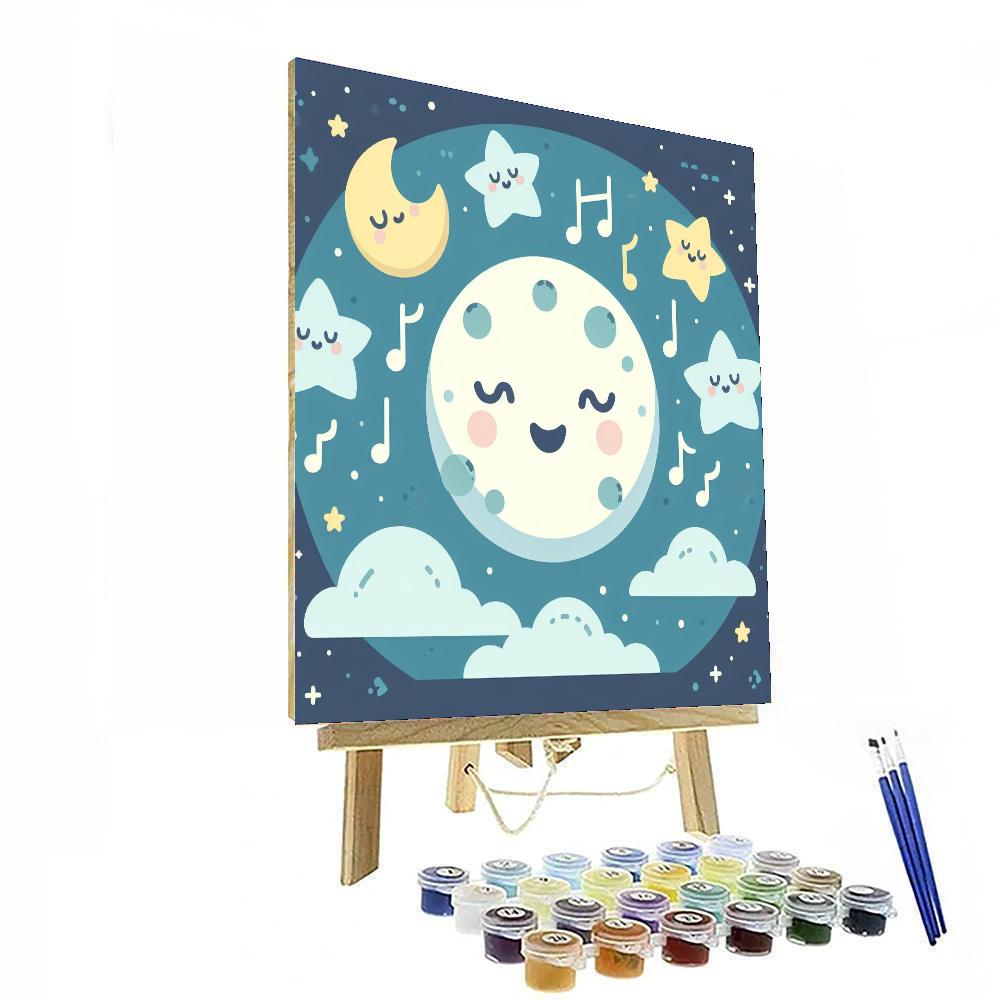 Lunar Lullabies And Dreams Painting By Numbers Kit