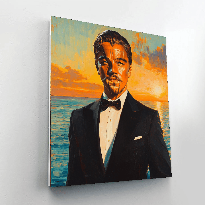 Leonardo Dicaprio: Sailing Through Timeless Oceans Paint By Numbers Kits