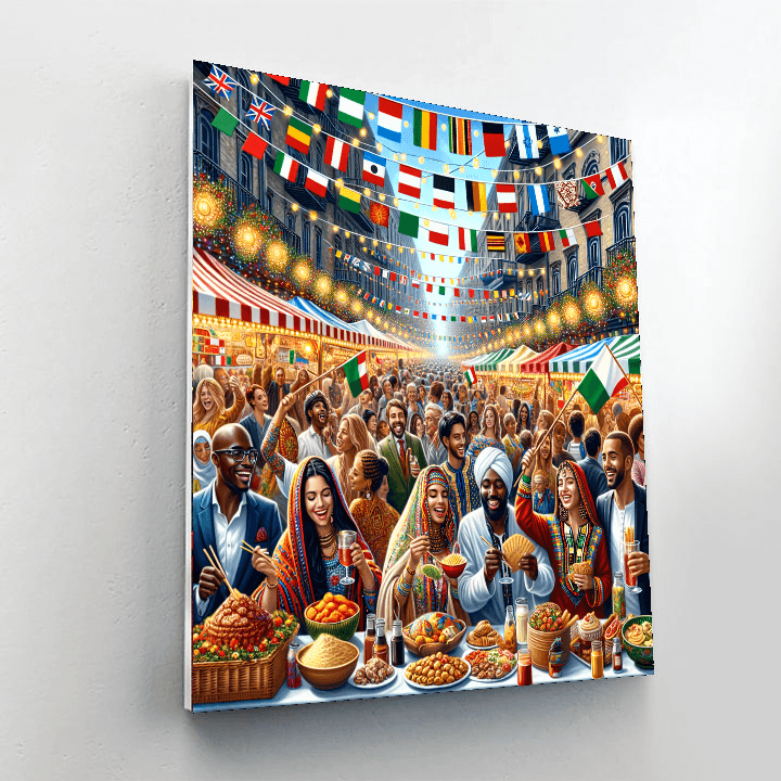 Feast Of San Gennaro - Usa Number Painting