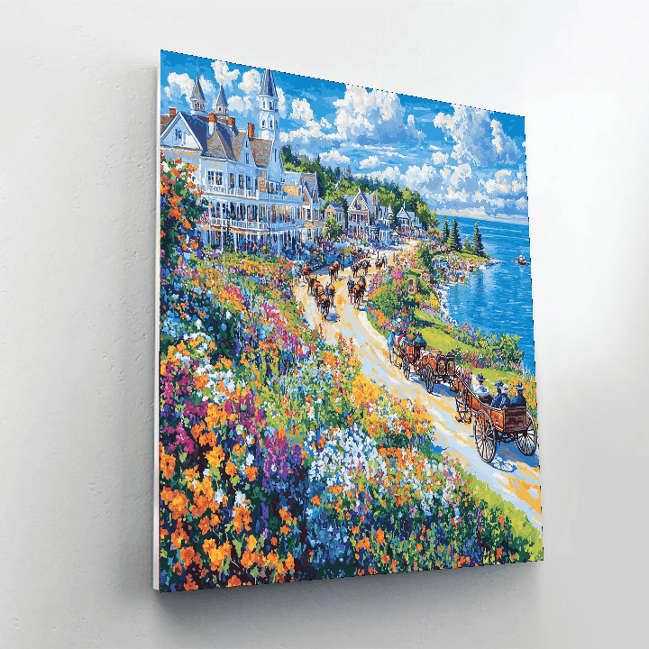 Mackinac Island DIY Paint By Numbers
