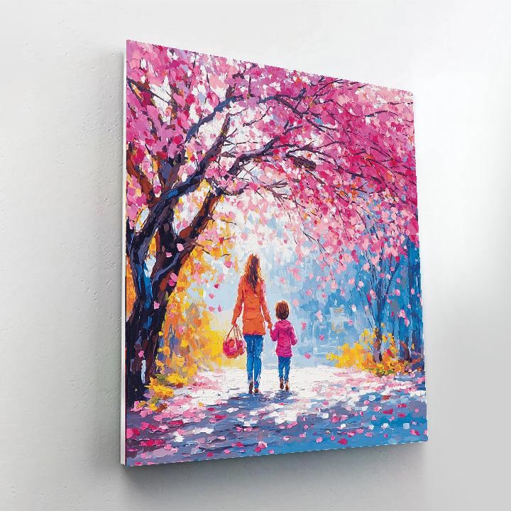 Sweet Spring Stroll Paint By Number