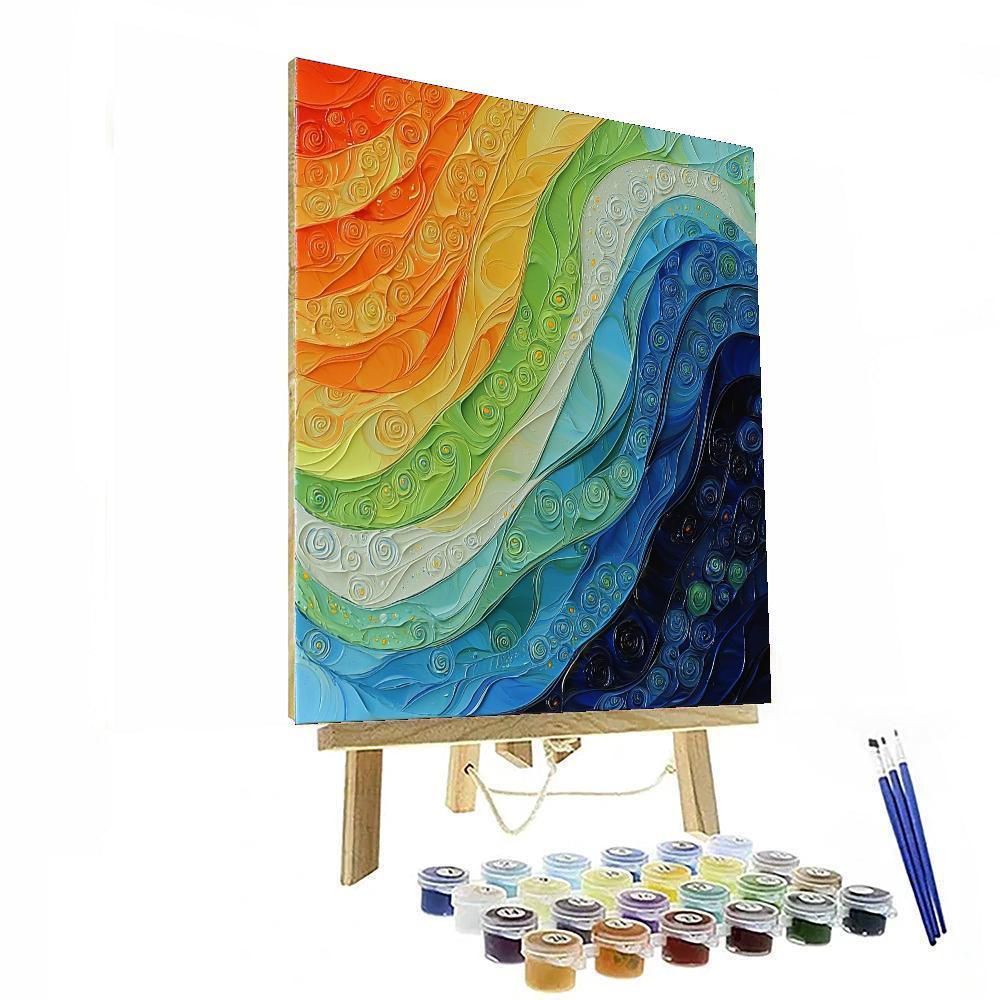 Frida Kahlo Inspired Emotional Tides  Painting Number Kit