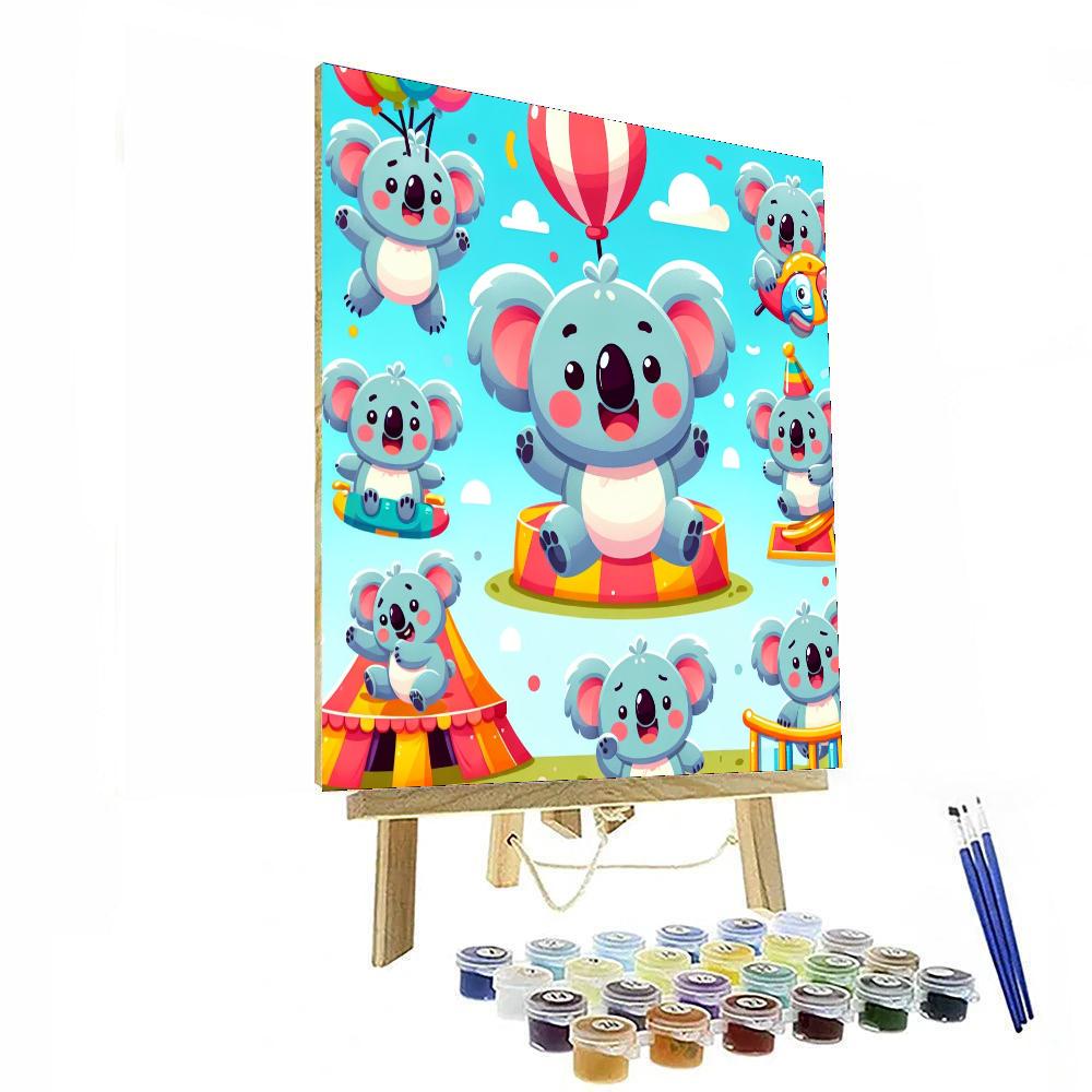 Koala Carnival Capers Paint By Numbers