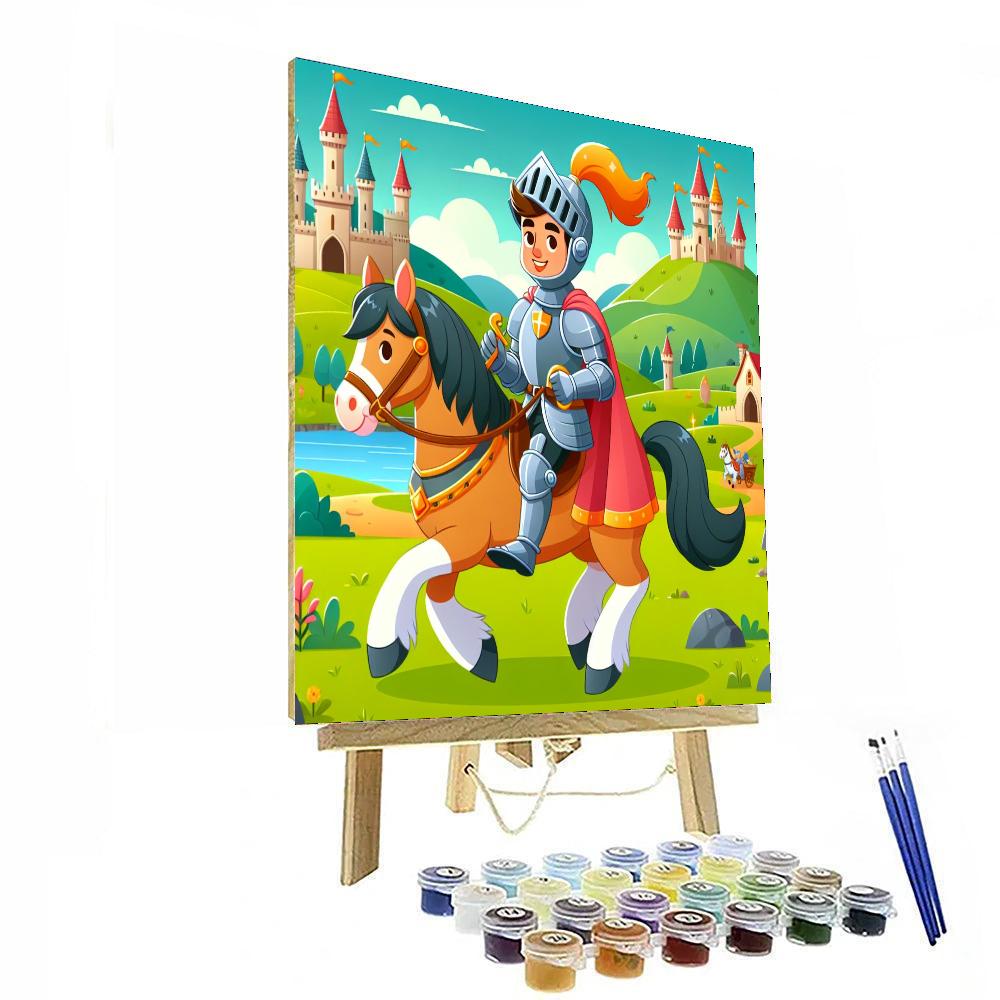 Royal Knight's Adventure Numbered Painting Kits