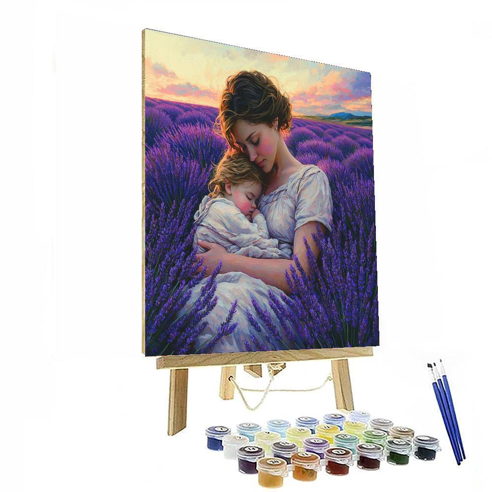 Lullabies In Lavender Fields Painting By Numbers Kit