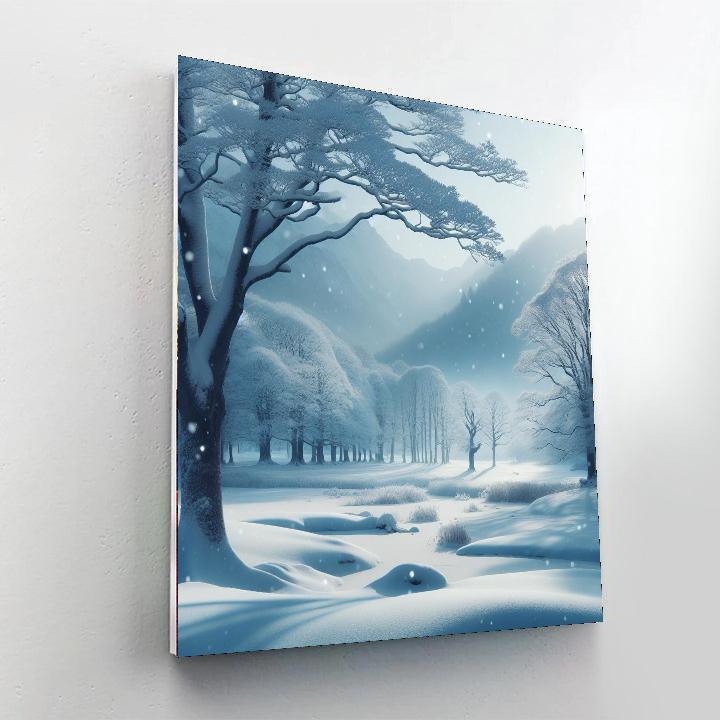 Tranquil Winter Retreat Paint By Number