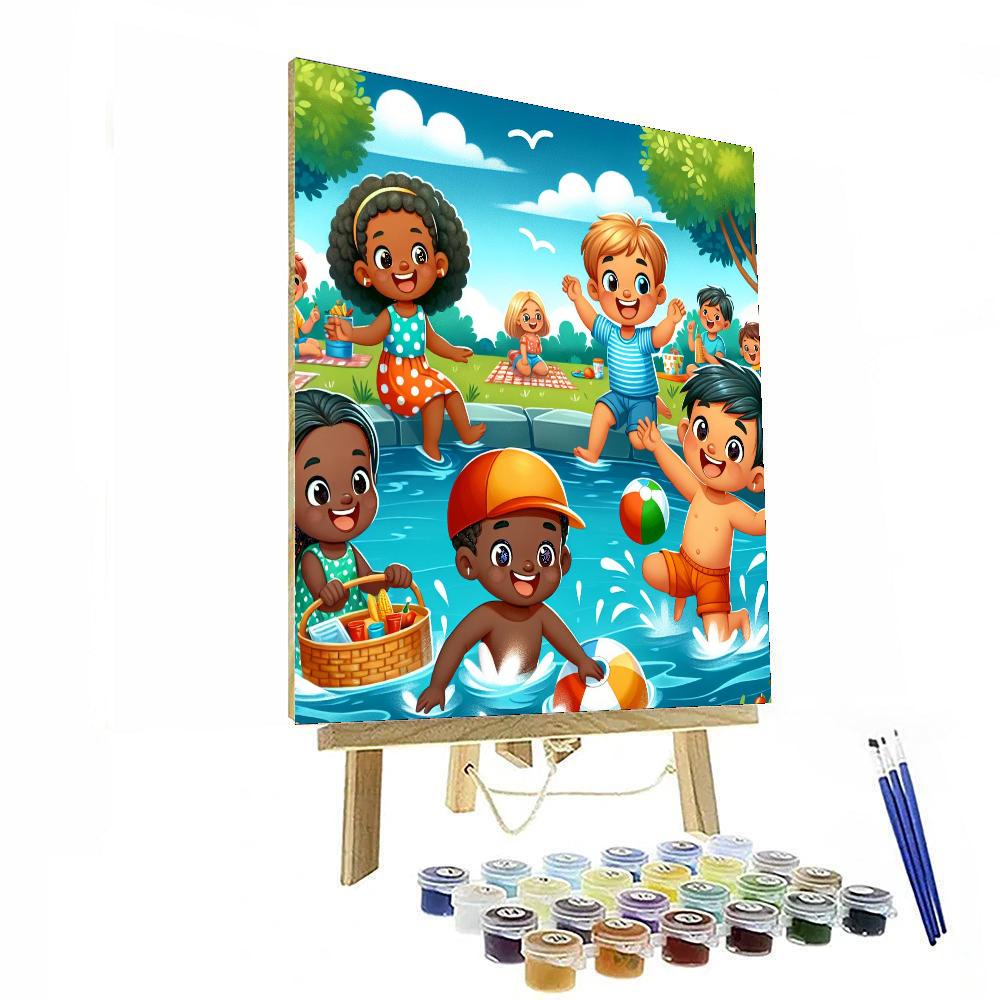 Playful Summer Days Paint By Numbers Kits