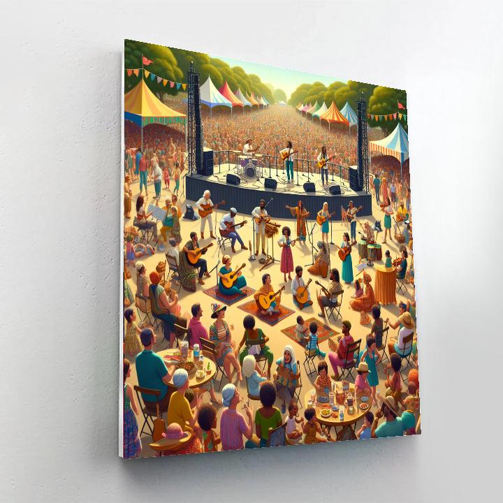 Folk Festival - Canada Paint By Numbers Art