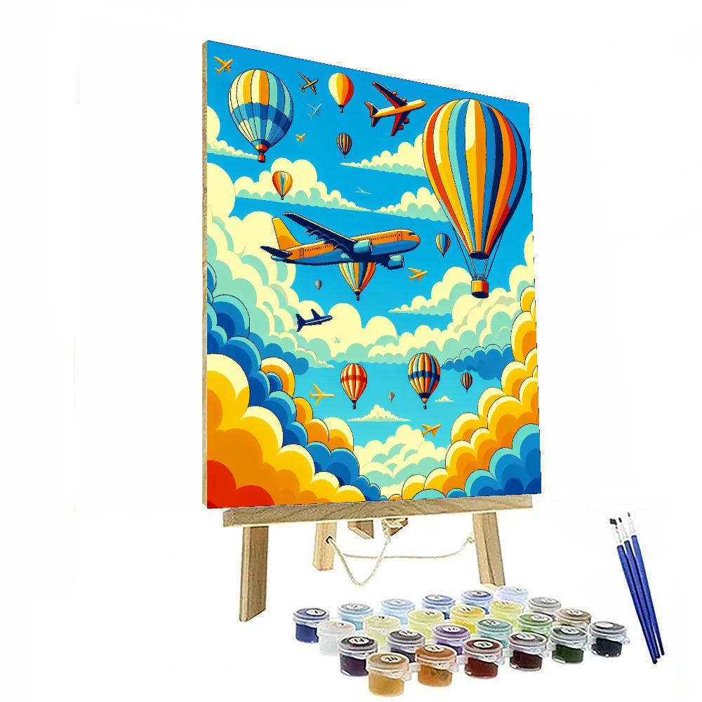 Sky Adventure Painting Number Kit