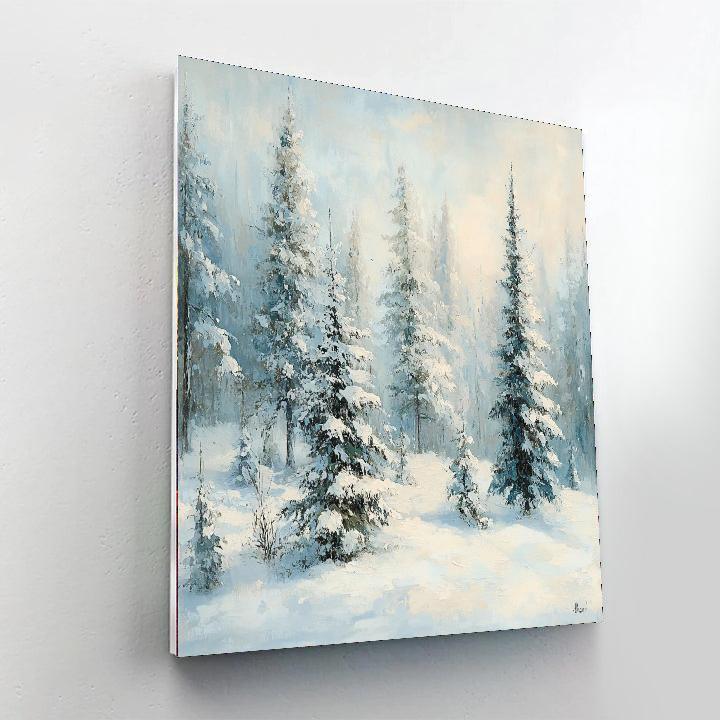 Claude Monet Inspired Ethereal Winter  Paint By Numbers
