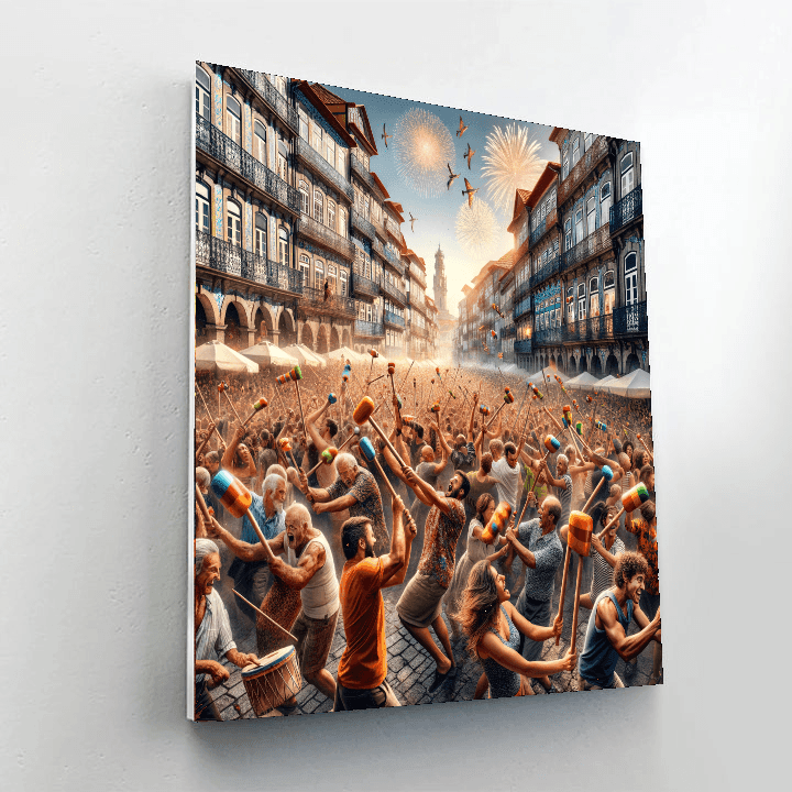 Festa De Sao Joao - Portugal Painting By Numbers Kit