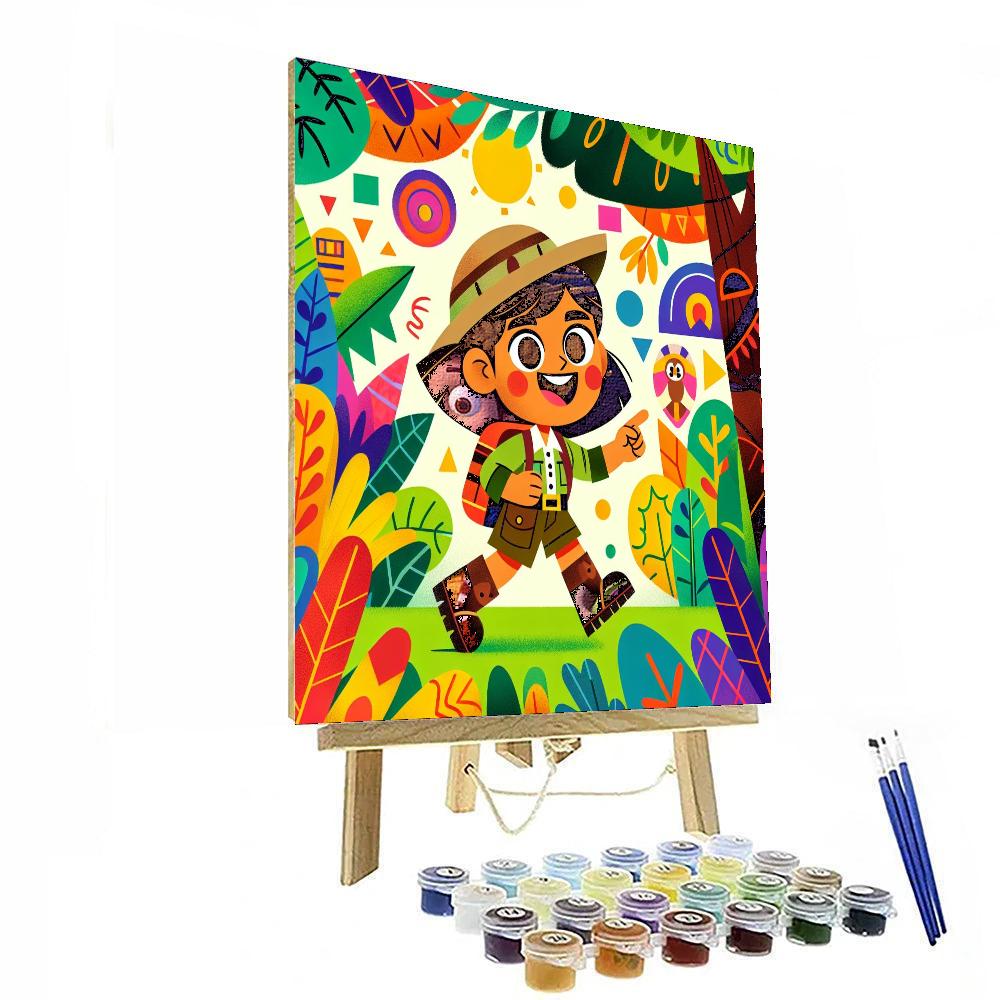 Daring Little Adventurer Number Painting