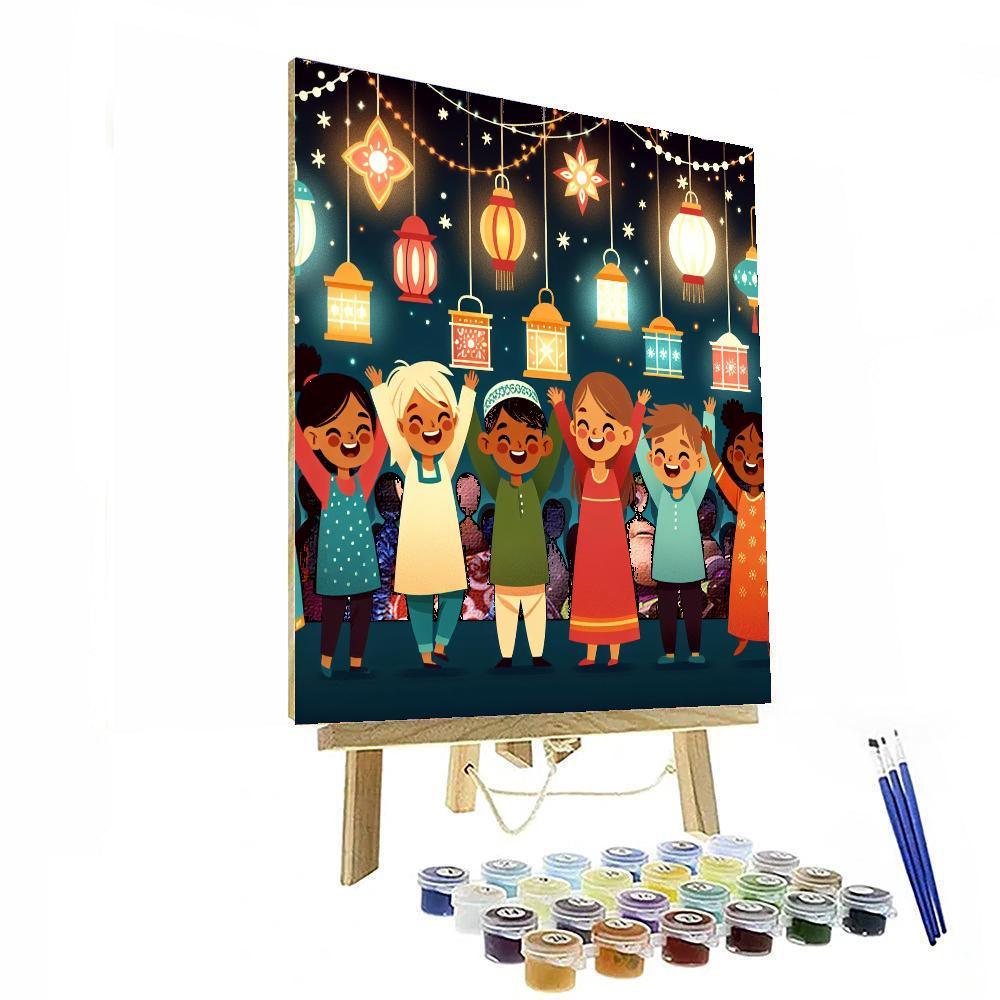 Festival Of Light Celebration Painting By Numbers Kit