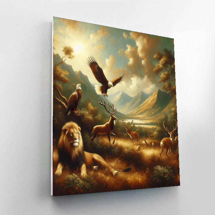 The Spirit Of The Wild Numbered Painting Kits