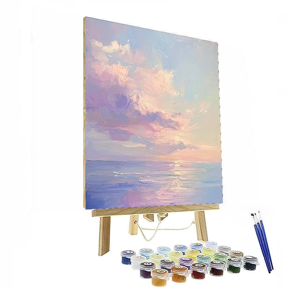 Leonardo Da Vinci Inspired Subtle Skies  Paint By Number