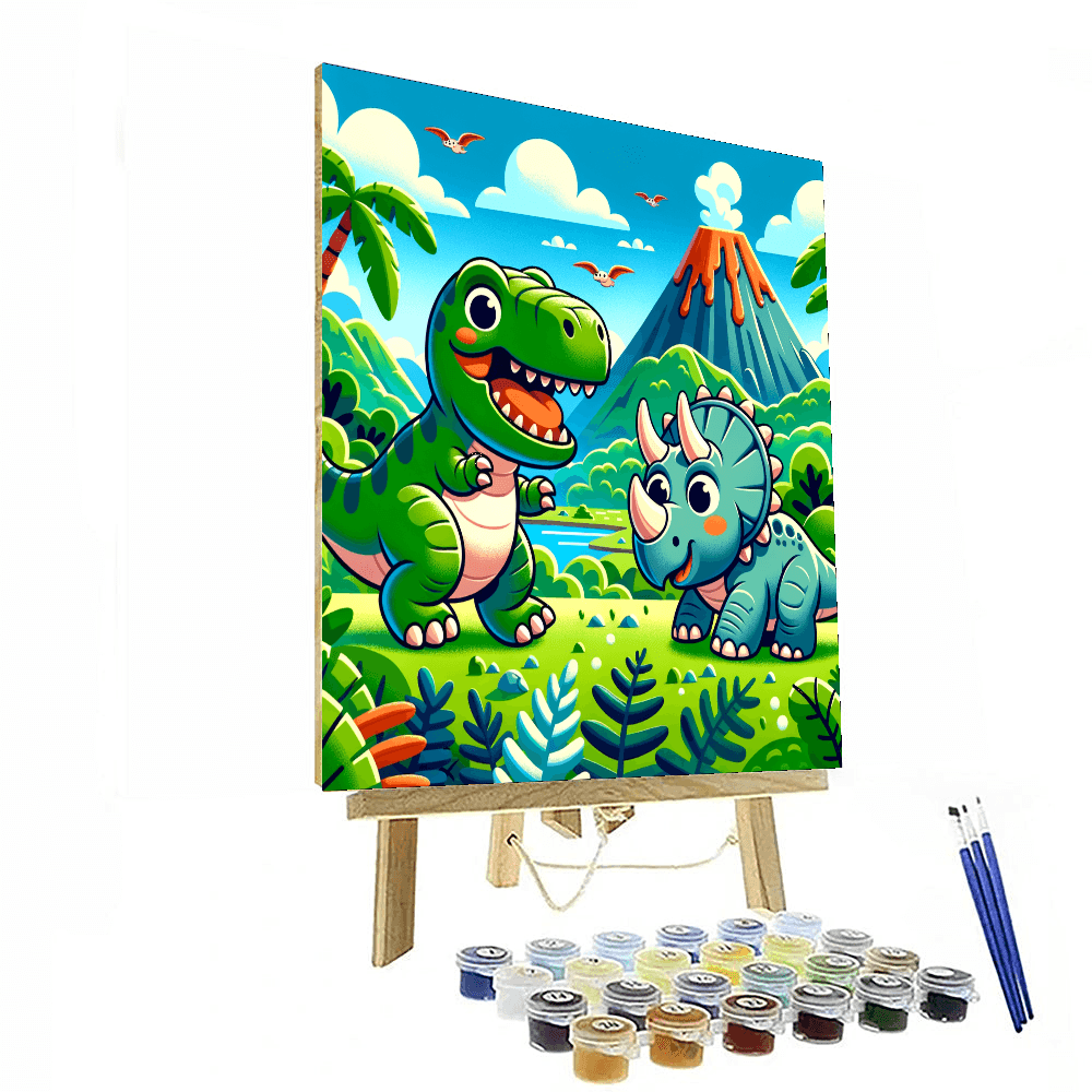 Dinosaur Explorers Paint By Color